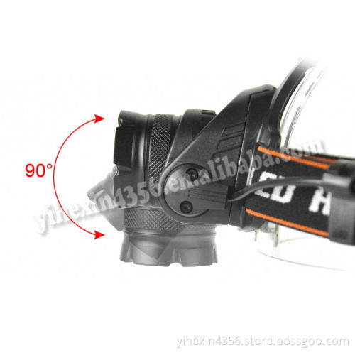 Boruit EHL0629 Super Bright 2000LM Cree L2 Rechargeable Led Headlamp